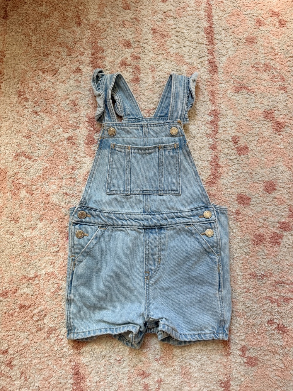 GAP Light Blue Denim Shortall Overalls